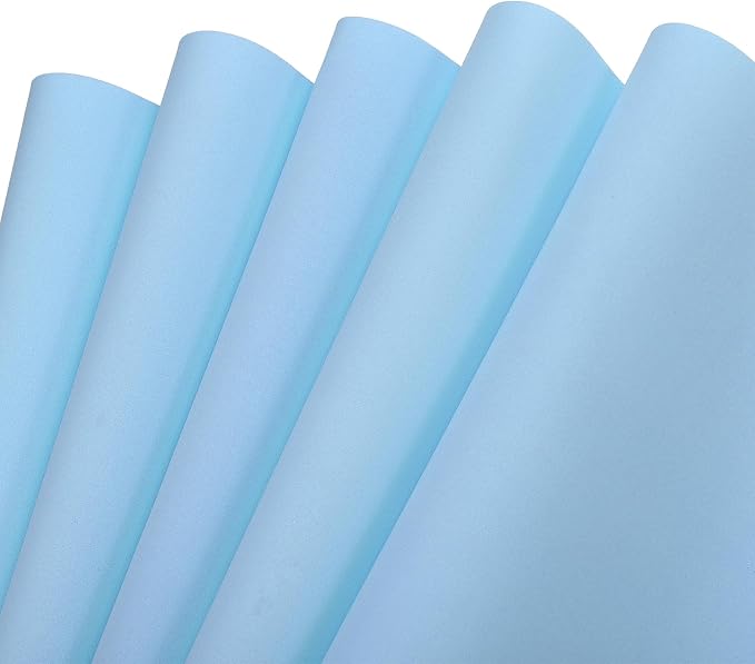 MECCANIXITY EVA Foam Sheets Light Blue 19.7 Inch x 35.4 Inch 1mm Thick Crafts by MECCANIXITY