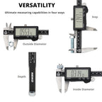 NEIKO 01401A 6-Inch Electronic Digital Caliper, Stainless Steel, Extra Large - Image 5