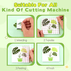 Tintnut Leaf Green Permanent Vinyl 8 Sheets 12''x10'' Adhesive Vinyl | Solid - Image 3