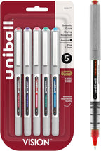 Uni-Ball 60381PP Vision Rollerball Pens, Fine Point, Fashion Colors by uni-ball