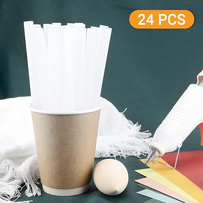 Manarty Clear Hot Glue Sticks Full Size, 0.43" Dia x 8" Long Hot Melt Craft - Image 4