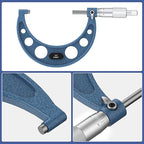 HDLNKAK Outside Micrometer Set, 0-4" Machinist Micrometer, 0.0001" Graduation - Image 8
