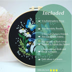 FONNUY Crewel Embroidery Kit for Beginners, Pre-Stamped Pattern Kits for Adults - Image 3