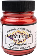 Jacquard Lumiere 2.25oz Fabric Paint Metallic Russet by Jacquard