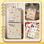 1312Pcs Foam Letter Stickers for Crafts 8Colors Self Adhesive Foam Stickers EVA - Image 8