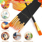 Soucolor Acrylic Paint Brushes Set - Image 2