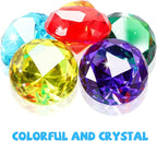 Niceup 26pcs Large Diving Gems Fake Plastic Gemstones Diamond Toys - Image 2
