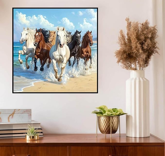 Horse Diamond Art Kits for Adults, 5D Animal Diamond Painting 14x14in | 5D - Image 3