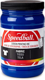 Speedball 045750, Fabric Screen Printing Ink, 32 Fl oz., Process Cyan by SpeedballArt