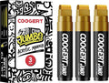 Coogert 3Pcs Gold Jumbo Poster Markers, 15MM Thick Permanent Acrylic Graffiti by CoogertPaintPens