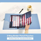 Retro American Flag Pencil Pouch - Image 4