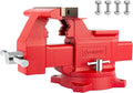 6.5" Heavy-Duty Bench Vise Ductile Iron Bench Vise 360° Swivel Bench Vice by COGNATIVE