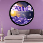 TNSLGHS Moving Sand Art, Wall Mounted Sand Art Liquid Motion, 360°Rotate Moving by Unknown
