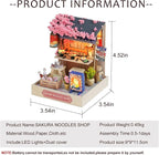 CUTEROOM DIY Doll House Miniature Furniture Wooden House Kit - Image 2
