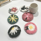 Avtytsda 6PCS Punch Needle Coaster Kit, Easy Punch Needle DIY Embroidery Set - Image 6