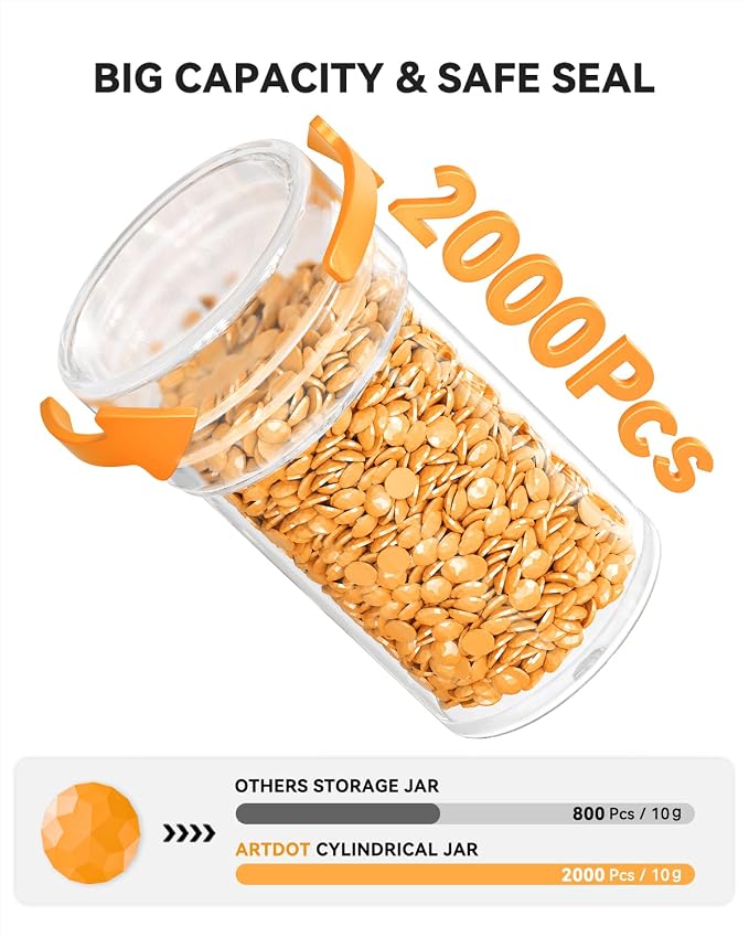 ARTDOT 60 Slots Storage Container - Image 4