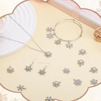 Landical 50 Pcs Winter Snowflake Charms - Image 4