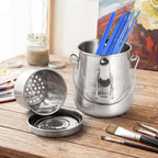 SenseYo Oil Paint Brush Cleaner Washer, Portable Airtight Brush Holder - Image 6
