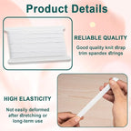 Airisoer 1/2 Inch Elastic Band for Sewing, 12 Yard High Elasticity Sewing - Image 3