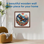 Reouinty Wooden Puzzle for Adults 500 Pieces, Flower Eagle Puzzle, Beautiful - Image 6