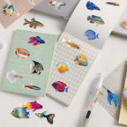 50 Pcs Clear PET Fish Aesthetic Stickers - Image 6