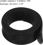 uxcell Expandable Sleeving, 2 3/4-inch 10ft Cable Sleeve - Image 3