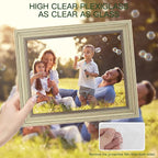 XUANLUO 3 Pack 4x6 Inch Picture Frames Farmhouse Rustic Vintage Distressed Wood - Image 4