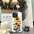 ZHEGAILIAN Case for iPhone 15 Pro Max, Sunflower Faux Stained Glass Effect - Image 7