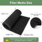 Air Filter Foam Sheet Material Replacement - Image 2