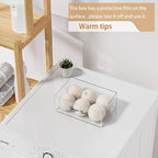 Acrylic Dryer Ball Holder Dispenser Container, Laundry Room Organization | - Image 3