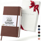 Beechmore Books A5 Mixed Media Sketchbook by BeechmoreBooks