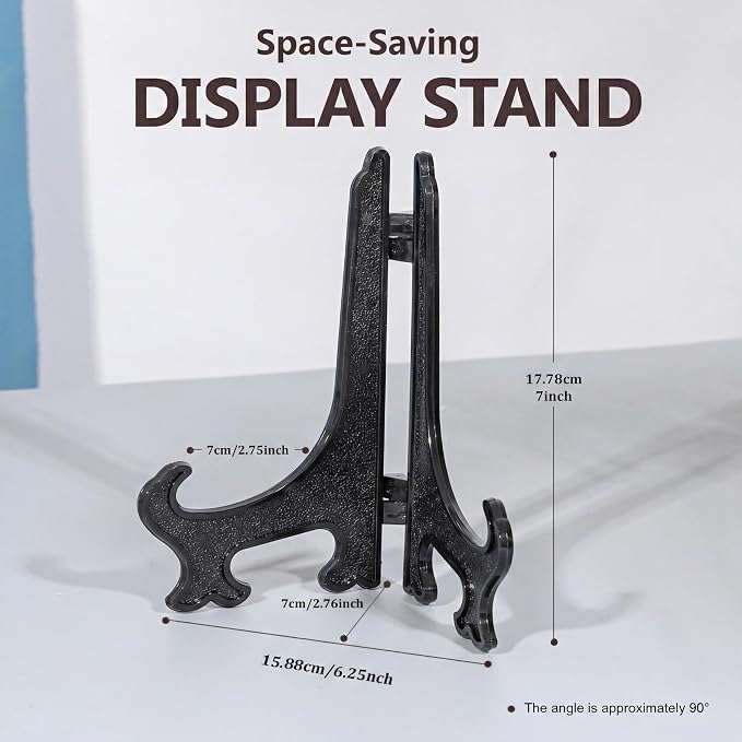 Artliving 7 Inch Acrylic Card Display Stands, Small Plastic Easels and - Image 2