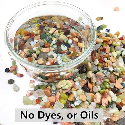 YISZM 2LB Succulent and Cactus Colorful Pebbles, 3/8 Inch Pebbles - Image 3
