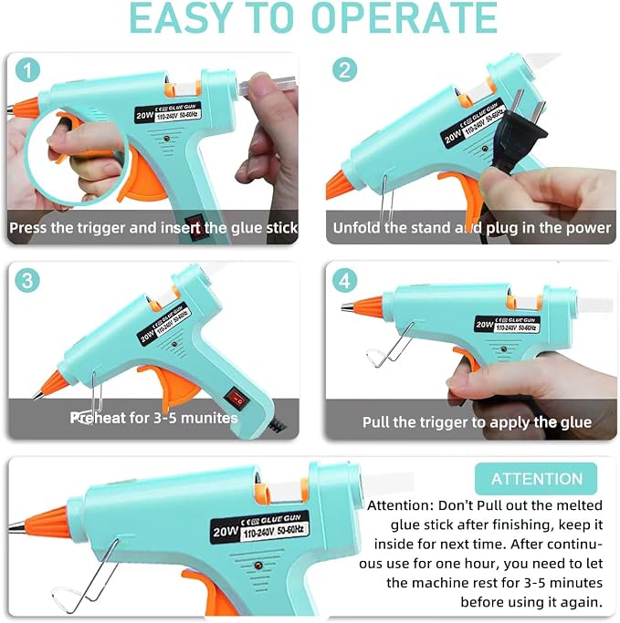 Hot Glue Gun Kit Mini: Mini Hot Glue Guns Kit - Image 3