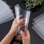 AHANDMAKER 20 Pcs Clear PVC Flexible Plastic Board Sheet, 8.25 x 11.75 inch - Image 3