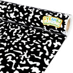 Qyeahkj Composition Bulletin Board Paper Roll Black Dot Bulletin Board by Qyeahkj