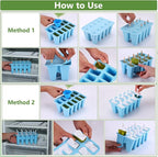 10-Count Popsicle Mold with 200 Sticks, 200 Bags, 10 Reusable Sticks | Silicone - Image 6