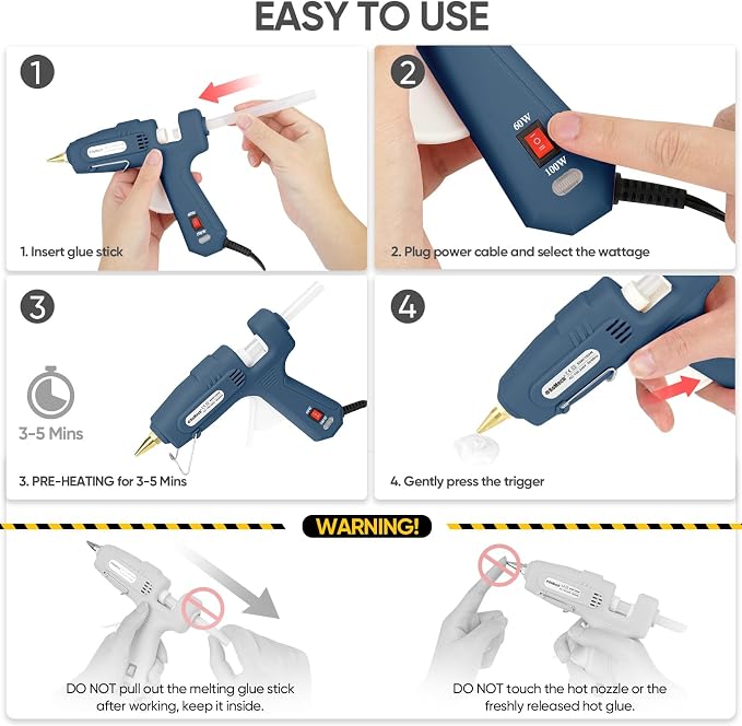 ROMECH Full Size Hot Glue Gun - Image 6