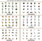 Nature Themed Transparent Pre-Cut Stickers - Image 7