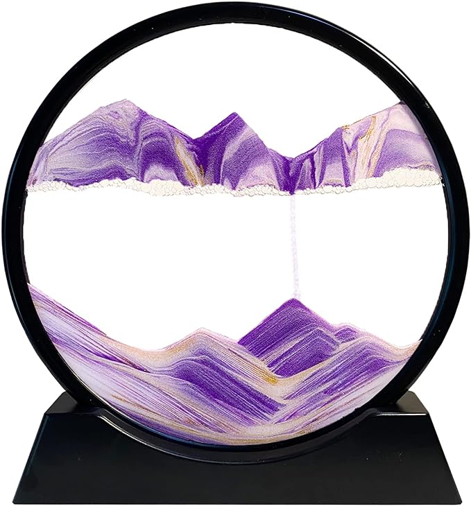 HYUGF Moving Sand Art Picture Decor, 3D Deep Sea Sandscape Liquid Motion by HYUGF