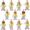 60Pcs Pencil Photo Paper Cutouts Pencils Bulletin Board Decor Pencil DIY Photo by Lonfliness