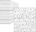 Letter Stickers, Mailbox Numbers, 1.5 Inch Waterproof Vinyl Alphabet | 1 by Llewyn