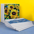 ESRICH Stretched Canvas for Painting 11x14 Inch, 10 Pack Blank Canvas -5/8 in - Image 5
