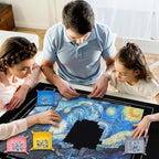 Puzzle Mat Roll Up for 1500 Pieces, Felt Puzzle Board Alternative Gift Set - Image 6