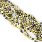 60PCS 6mm Natural Yellow Turquoise Gemstone Round Loose Beads Stone Beads - Image 4