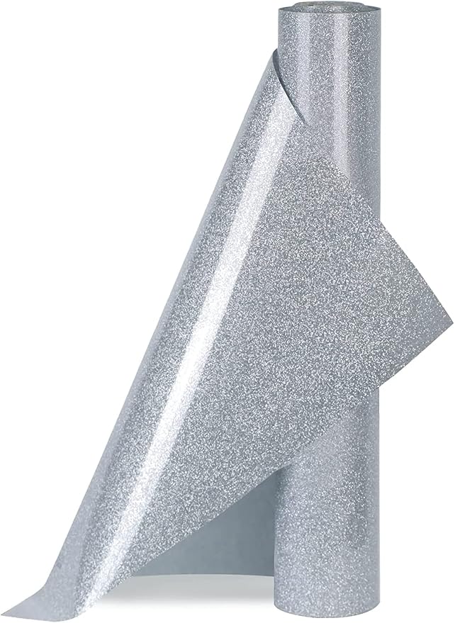 HTVVETUR Glitter HTV Vinyl Rolls Heat Transfer Vinyl - Image 7