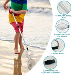 6Pcs Beach Sand Sifter, Adjustable Shark Teeth Sifter Shell Shovel Rock Scooper - Image 4
