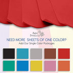 Adhesive Red EVA Foam Sheets for Crafts, 2mm Thickness – Sticky Back Foam Paper - Image 4