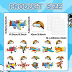 60pcs Pilot Airplane Cutouts Aircraft Bulletin Board Decorations Adventure - Image 2