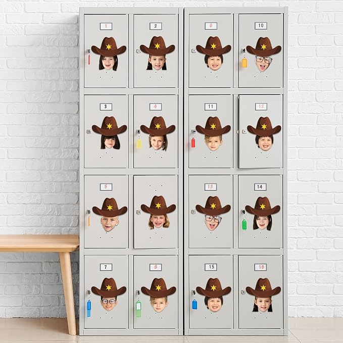 gisgfim 80Pcs Western Cutouts Wild West Cowboy Cowgirl Hat Decorations Bulletin - Image 7